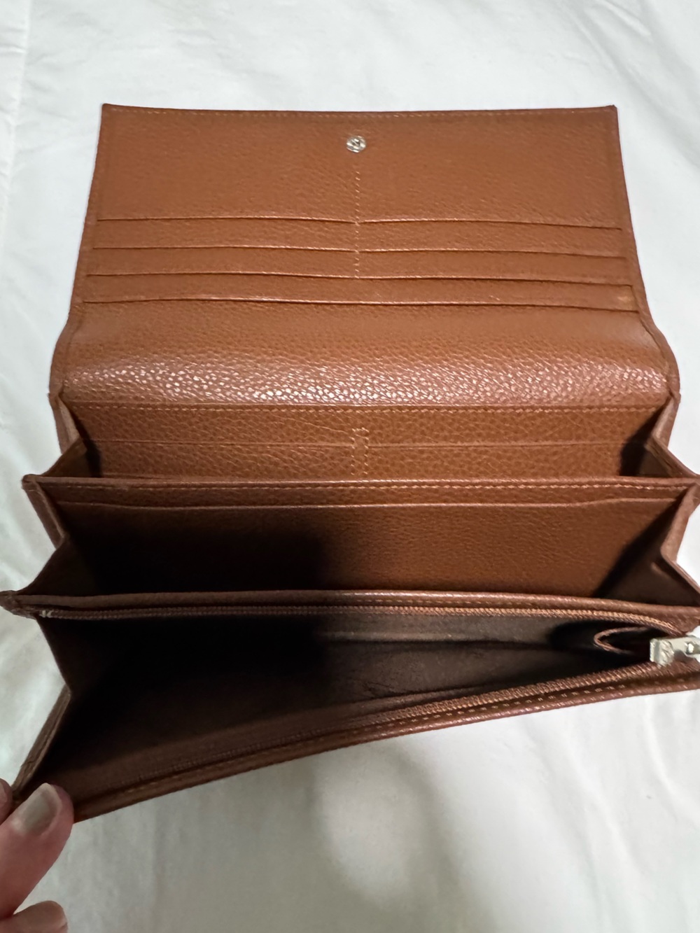 Longchamp Veau Foulonne Checkbook Wallet - Picture 2 of 4
